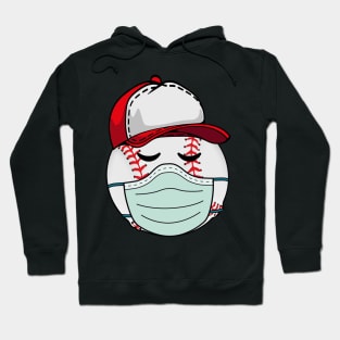 Baseball Wearing Mask Face Anti Virus 2020 Hoodie